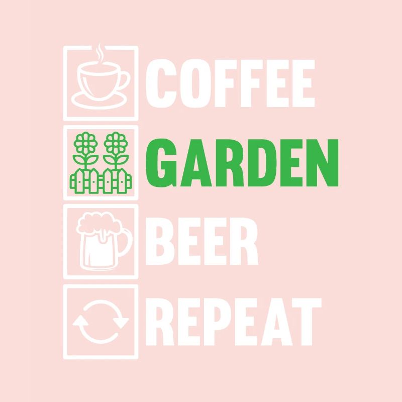 Hobbygärtner Garten Kaffee Garten Bier