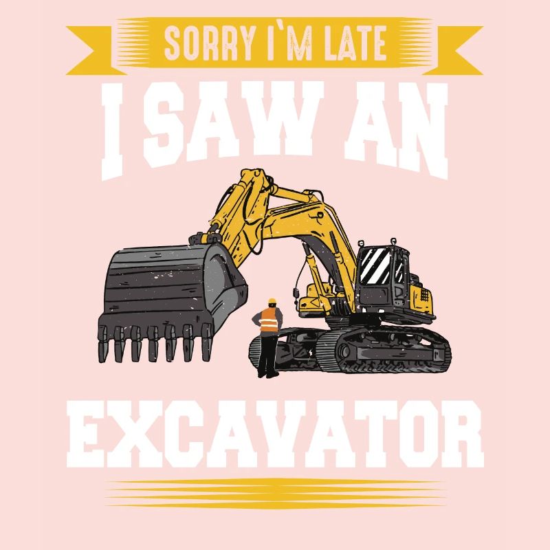 Excavator Excavator Driver Construction Site Work