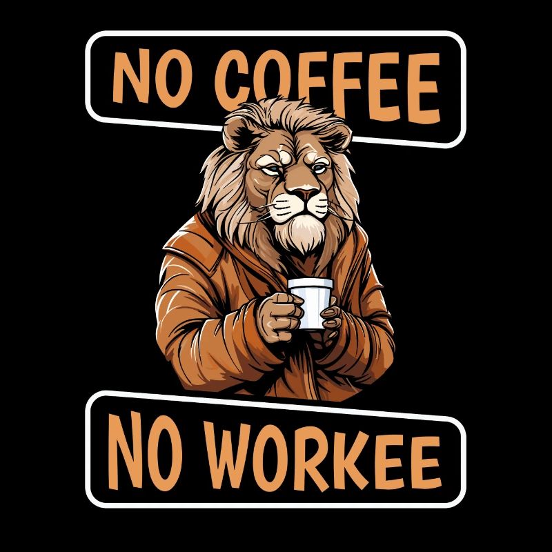 Kaffee Cafe Löwe No Coffee No Workee