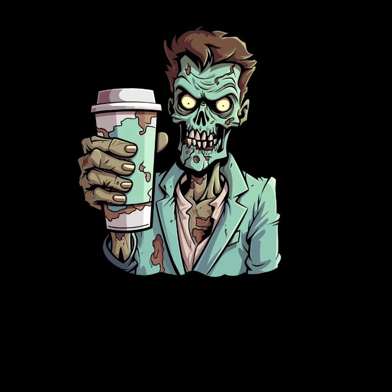 Kaffee Cafe Halloween Zombie