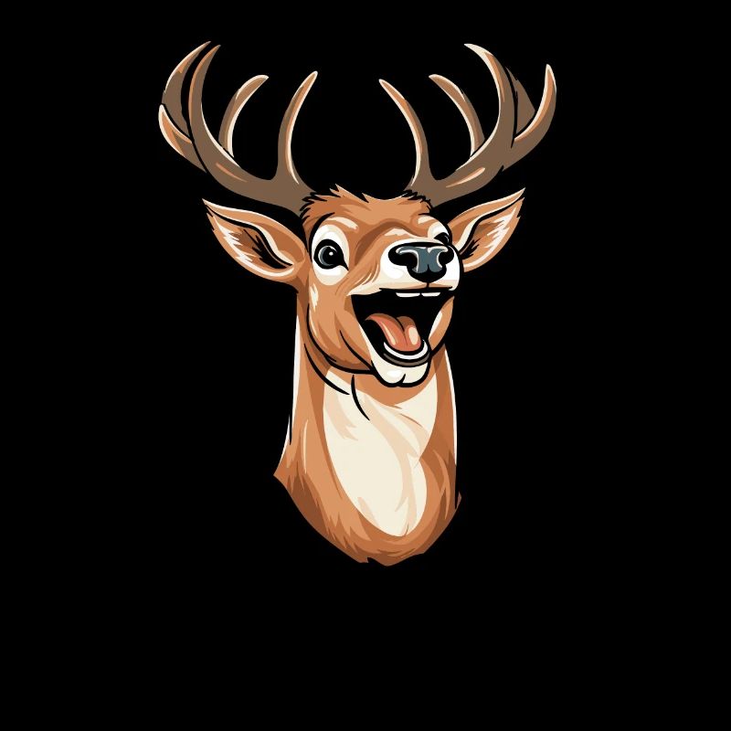 Hirsch Lächelnd