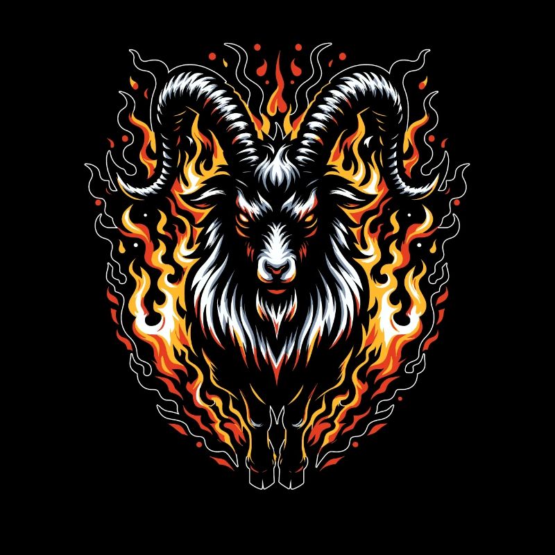 Aries Fire Geometric