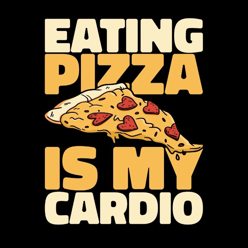 Pizza Funny Cardio Citation