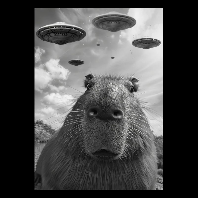 Capybara selfie OVNI