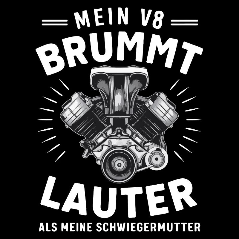 V8 Engine 8 Cylinder Displacement Car Tuning Tuner