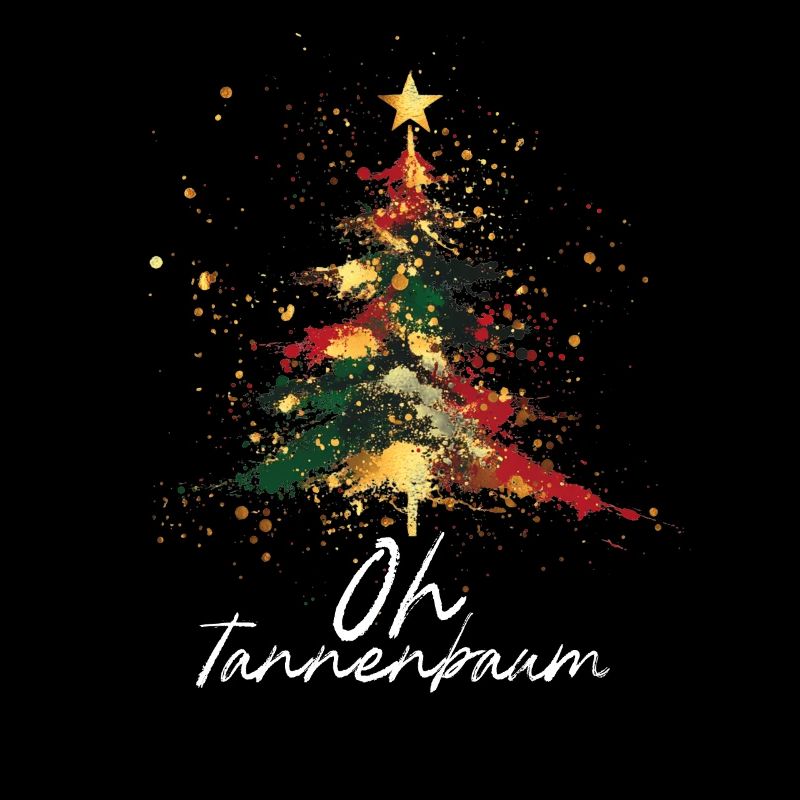 Oh Christmas Tree Colorful Artistic Christmas Tree