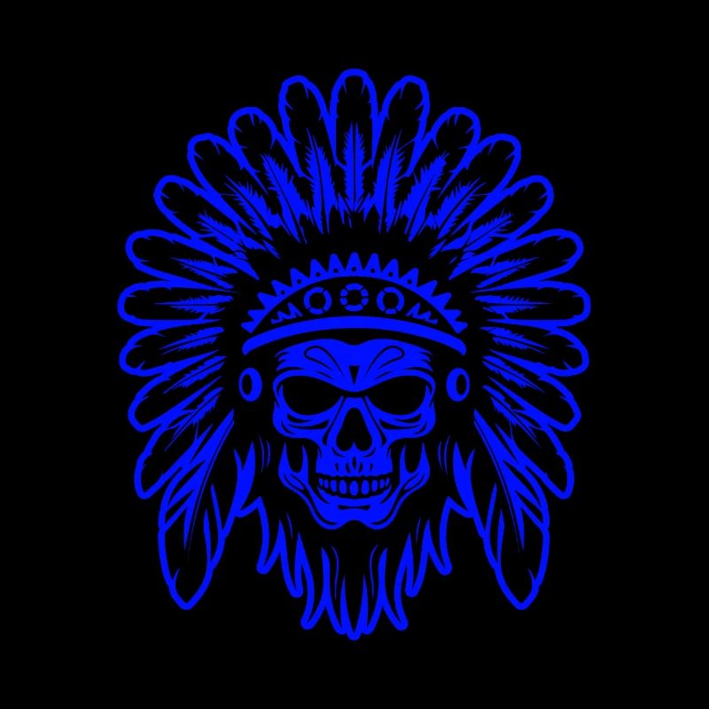 Crâne Apache Indien