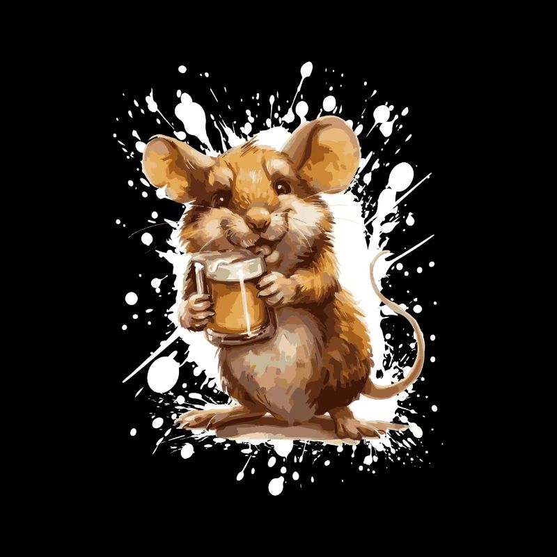 Mouse Beer Funny