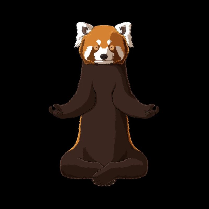 Meditiereder Roter Panda