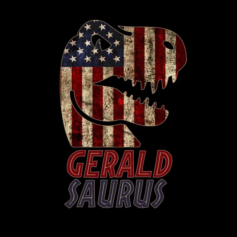 Patriotic Gerald Dinosaur Geraldsaurus