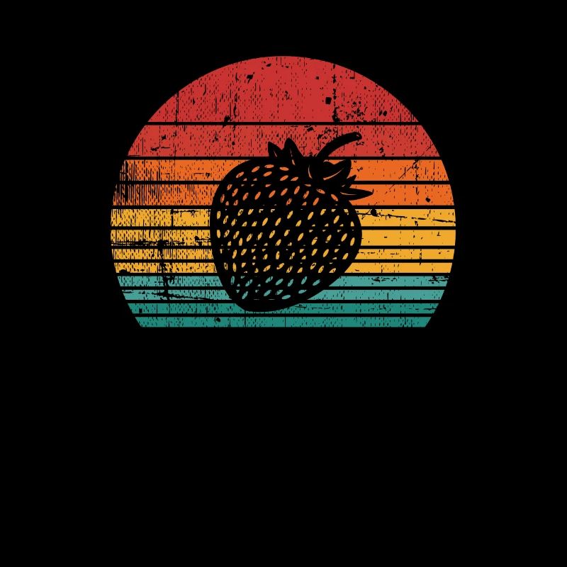 Strawberry Fruit Lover Retro Healthy Gift idea