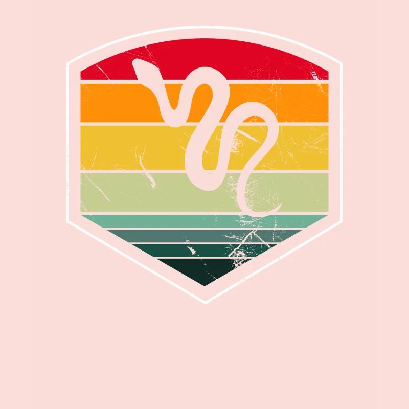 Snake Retro Reptile Python Idée cadeau