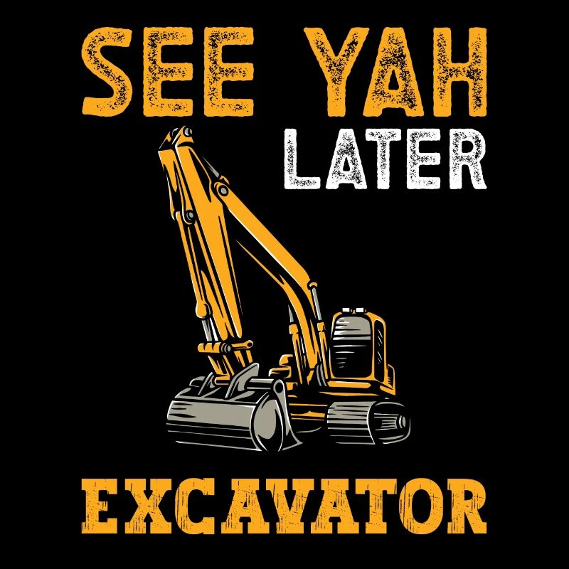 Baggerfahrer Bagger Schule