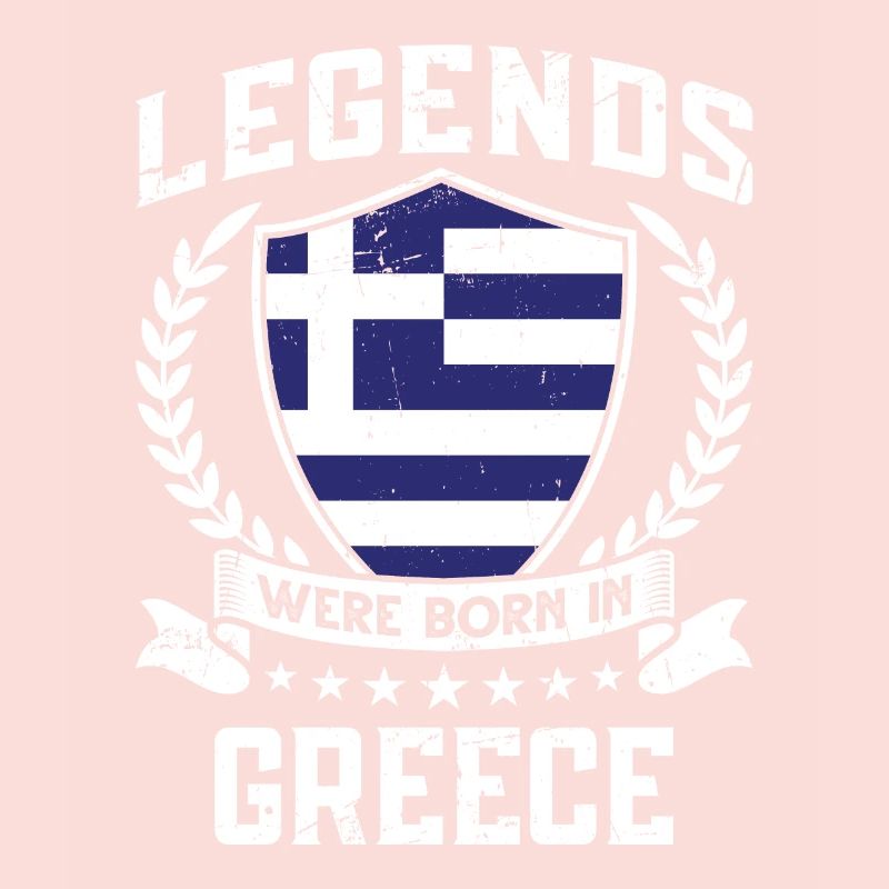 Vintage Design Drapeau Grec Grèce