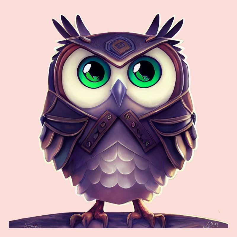 Owl with armor
