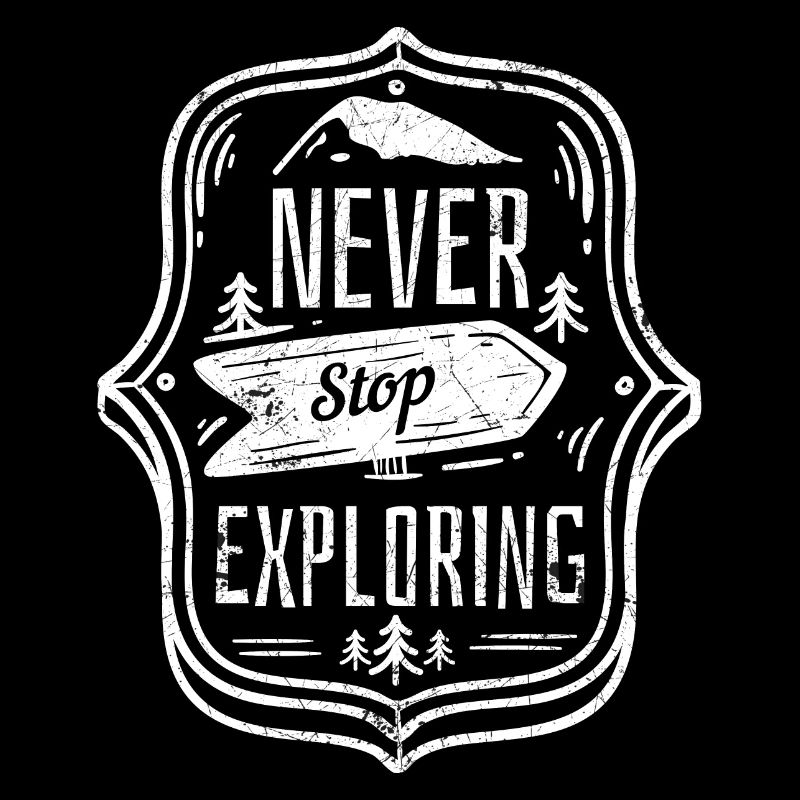 NEVER LISTEN TO EXPLORE WORLDS SAYING GIFT