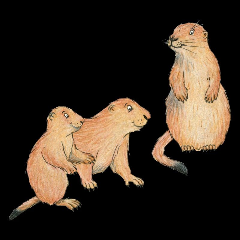 Chiens de prairie