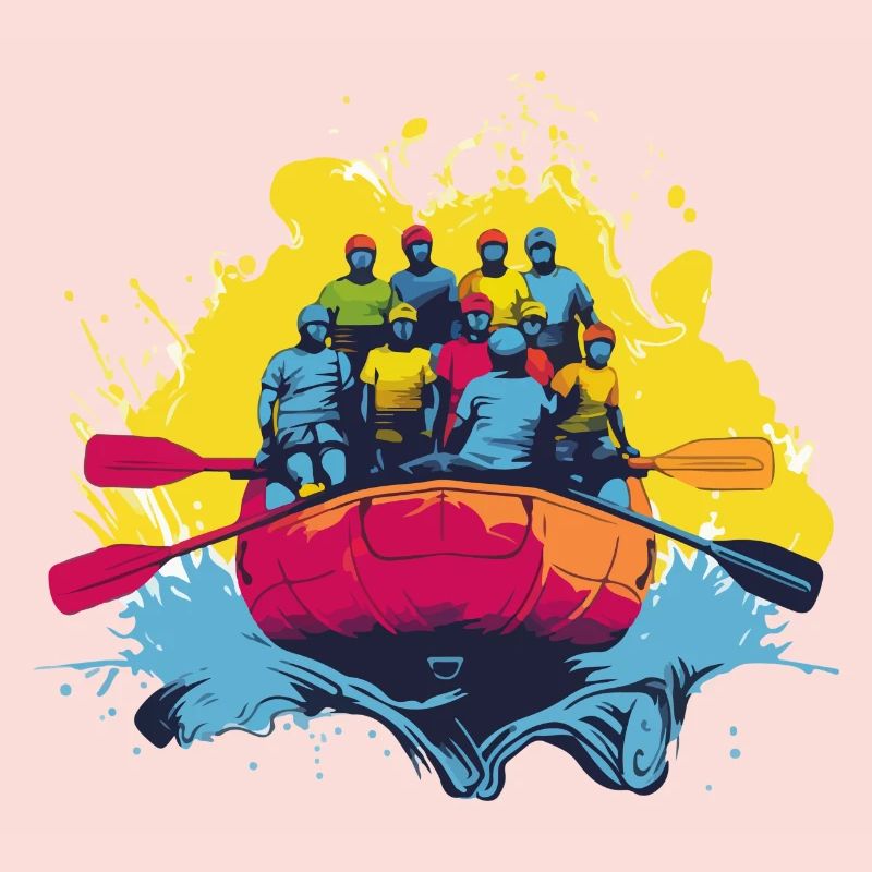 Group rafting