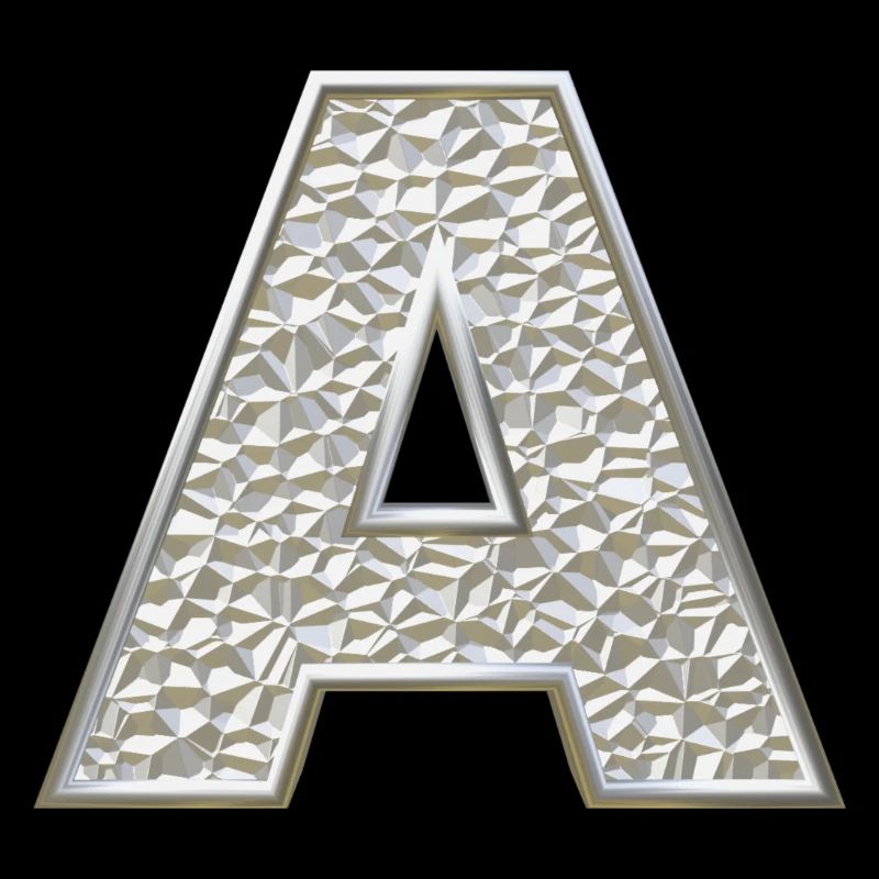 A, letter, letter A, initial, initial A, monogram,