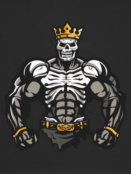 Squelette Muscles Musculation Roi
