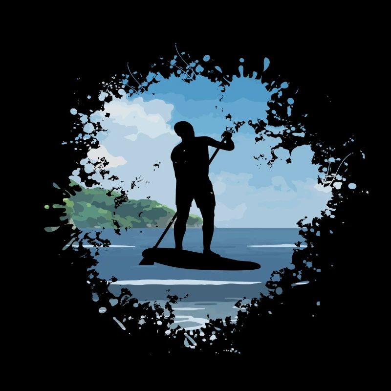 Stand Up Paddle, SUP, Surf, Eau; mer d'été