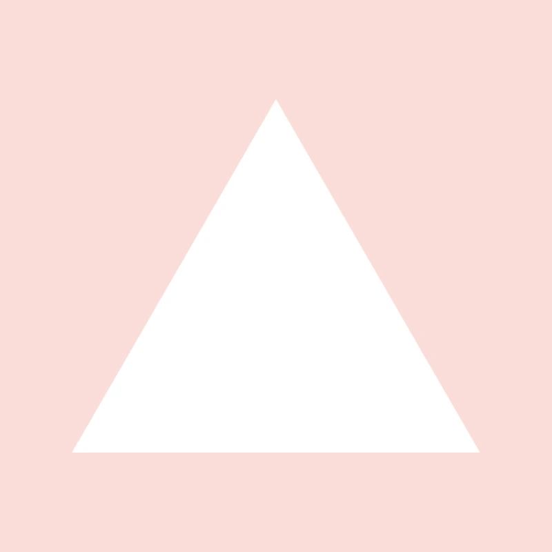 Triangle Triangle Blanc