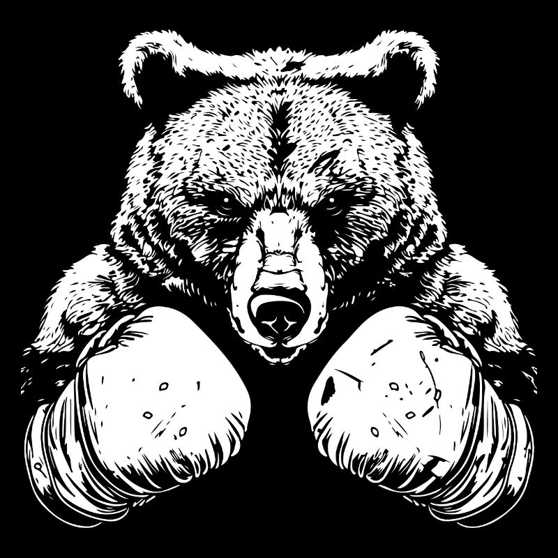 Grizzly Bear Boxing Fighter MMA