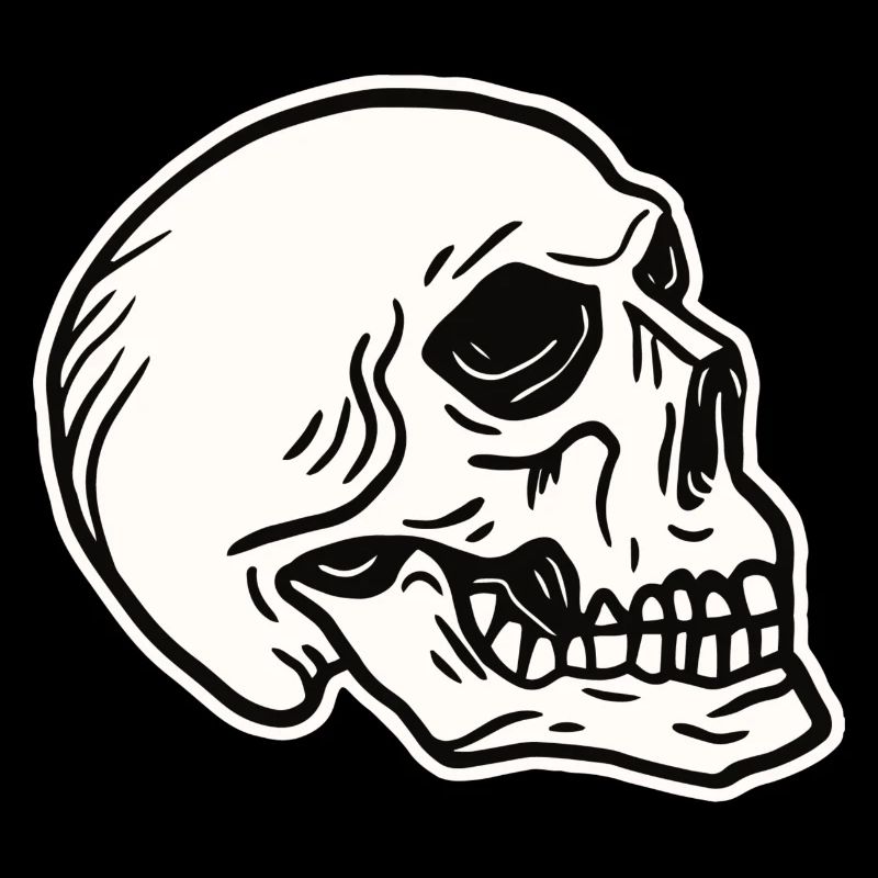 Skull Skeleton Skull Horror Halloween Gift