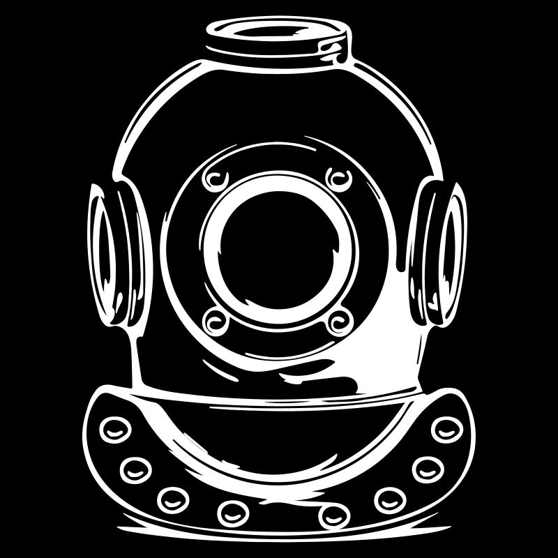 Casque de plongée historique