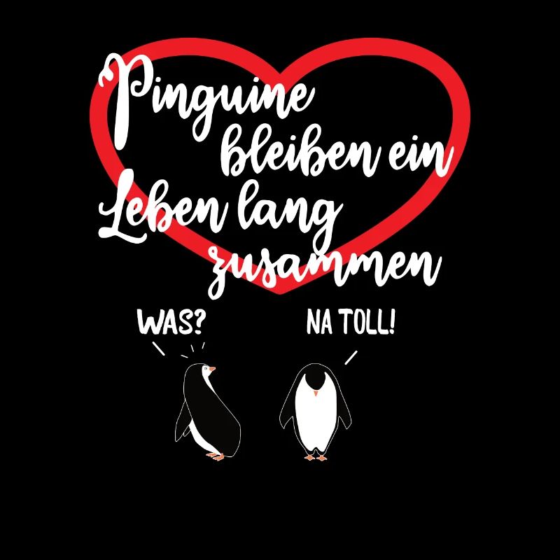 Lustiges Pinguin Pärchen