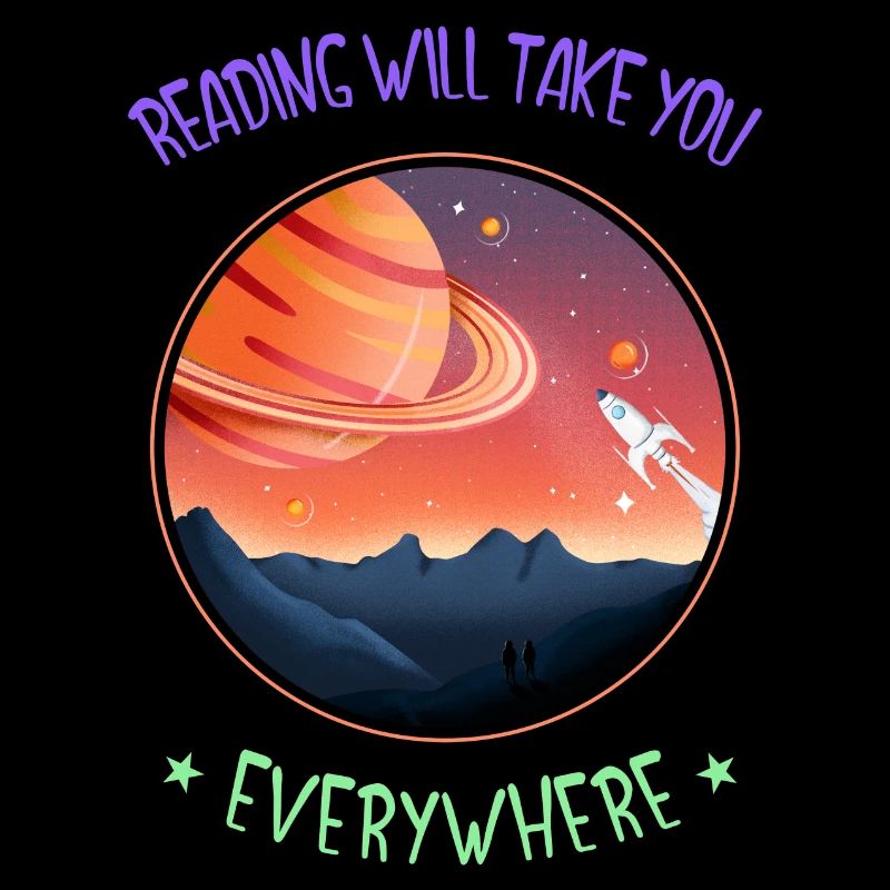 La lecture vous emmène partout - Saturne