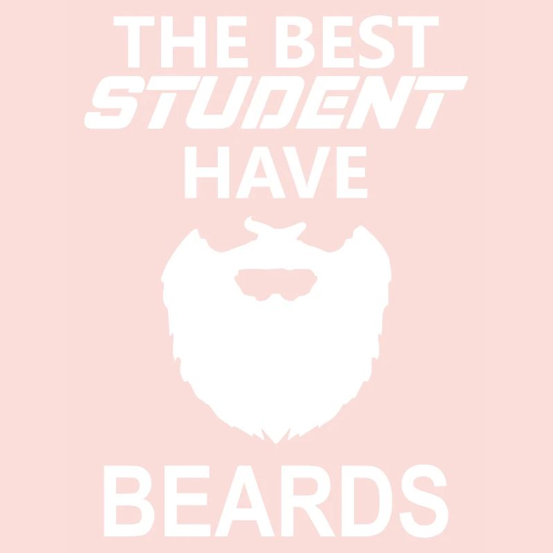 Lustiger Bart Studenten Spruch Geschenk Student