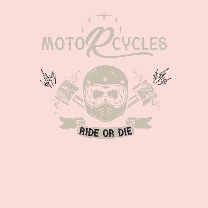 Motorcycles Ride Gold Die Biker Reiten oder Sterben