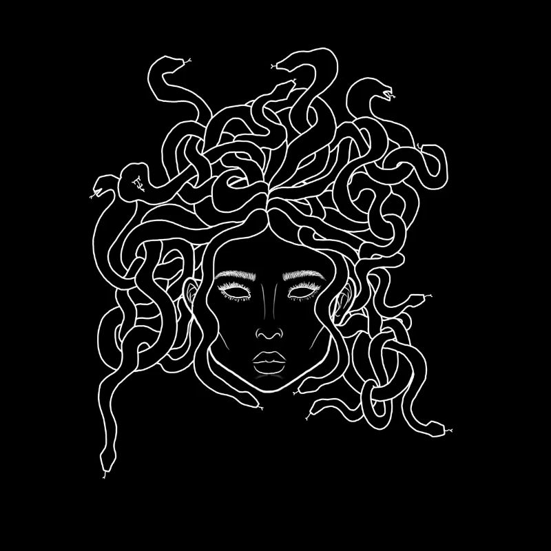 Méduse blanc