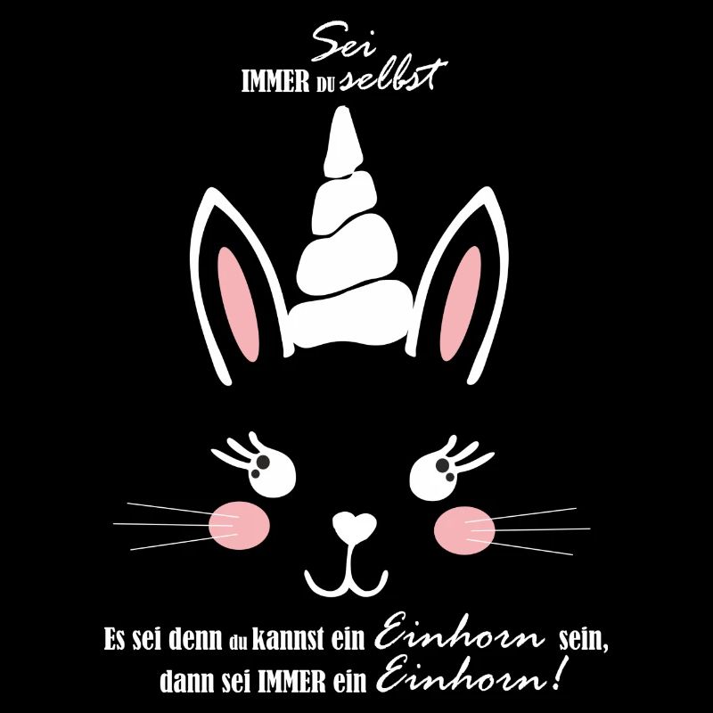 Hase oder Einhorn, oder ein Mischling -Unicorn