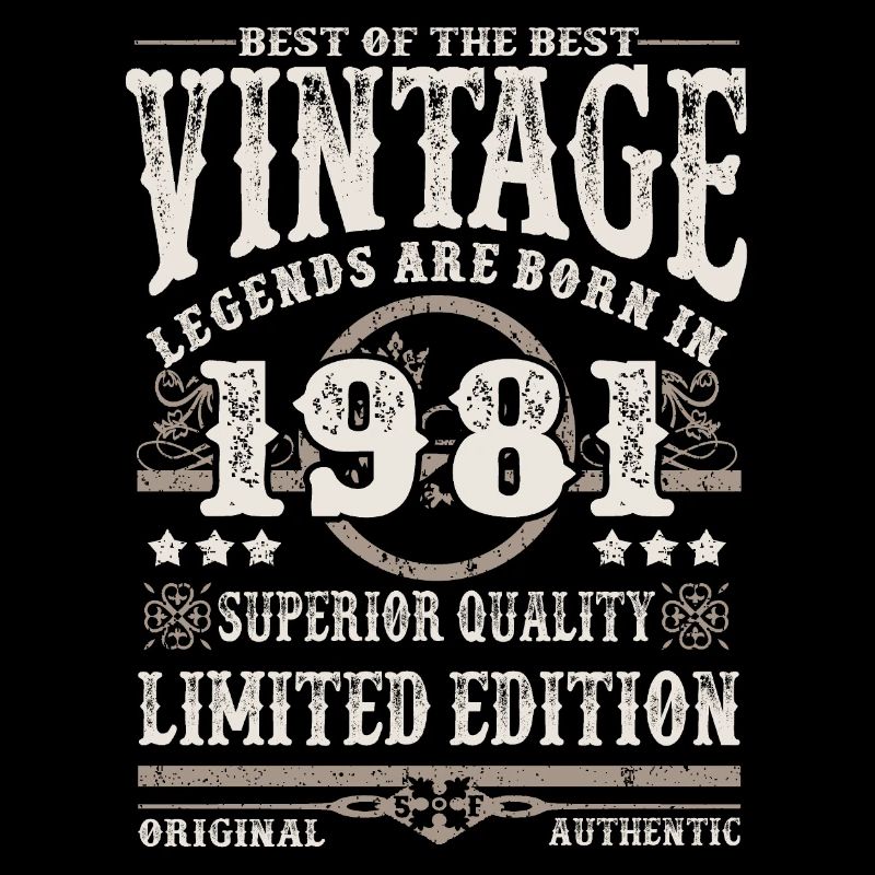 Legends are born in 1981