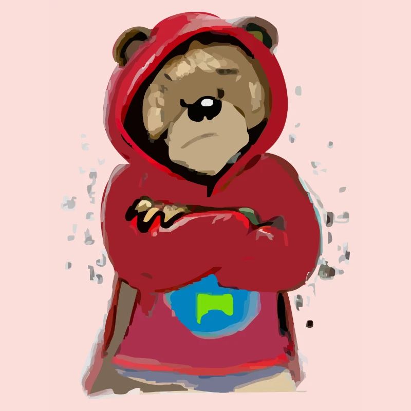 Bloo the grumpy bear