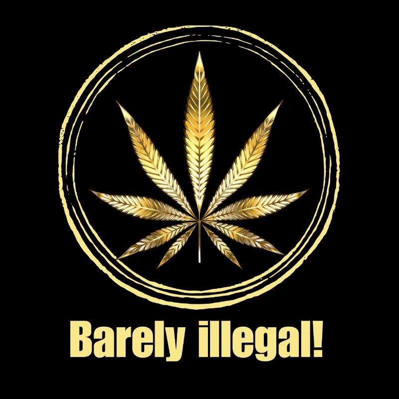 À peine illégal ! - Feuille de marijuana
