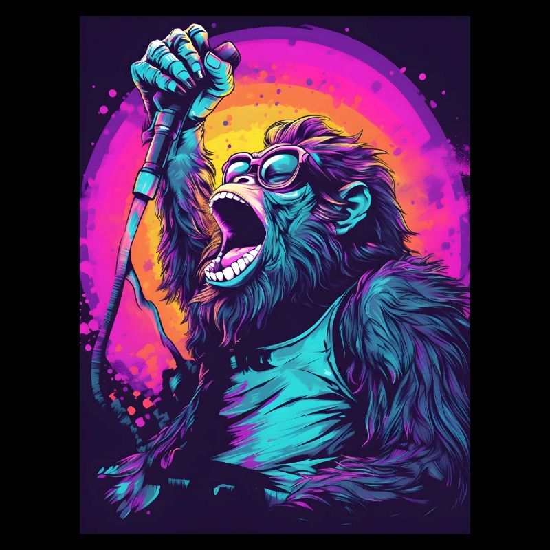 Singender Gorilla