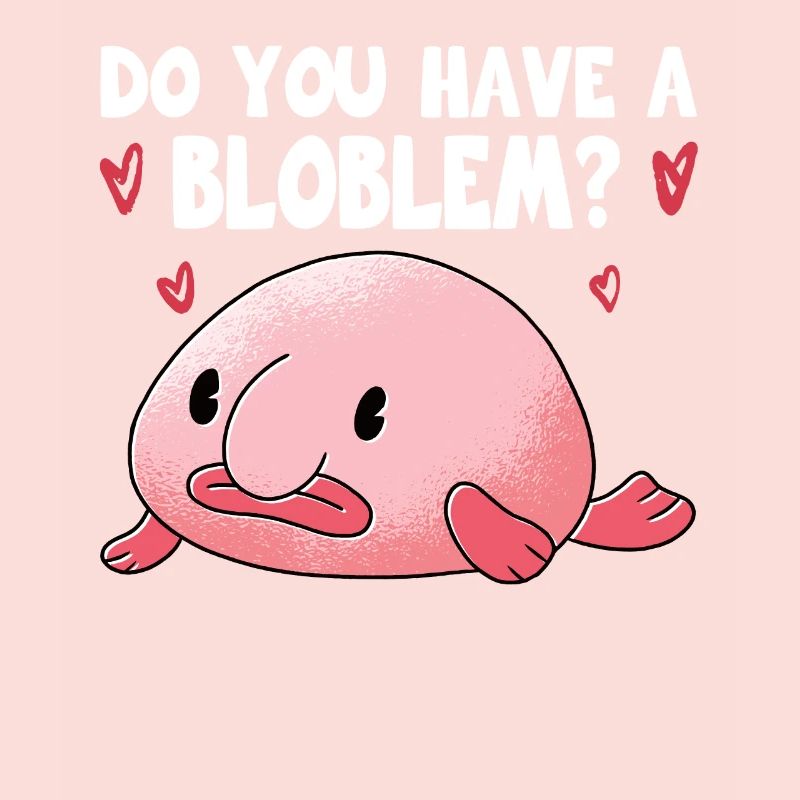 Blobfish Costume - Ugly Blob Fish Face -
