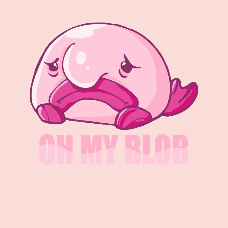 Blobfish Costume - Ugly Blob Fish Face -