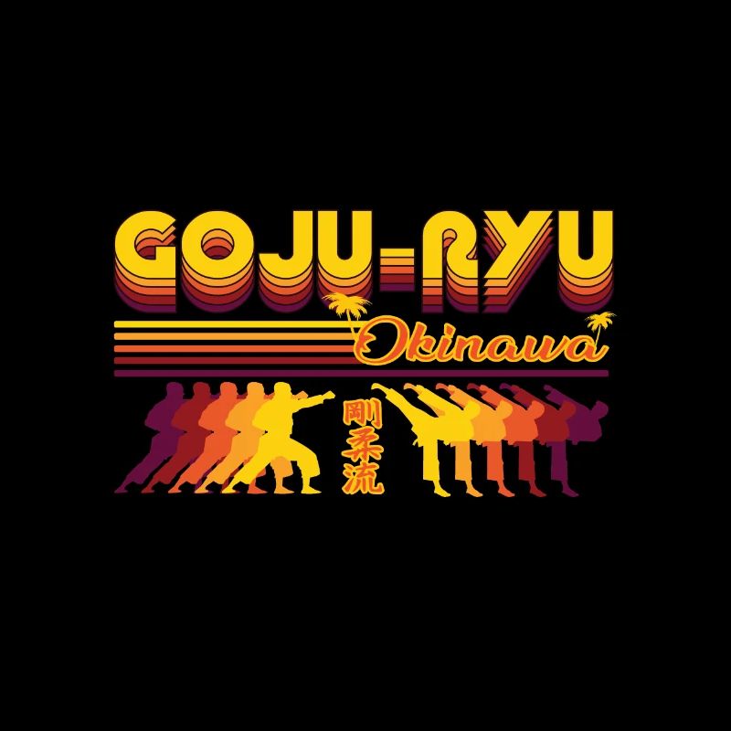 Goju-Ryu Karaté Design Rétro