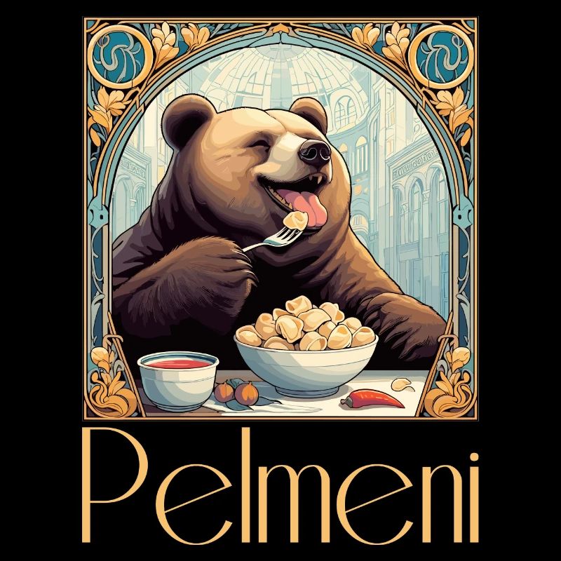 Pelmeni Bär russisch Geschenk