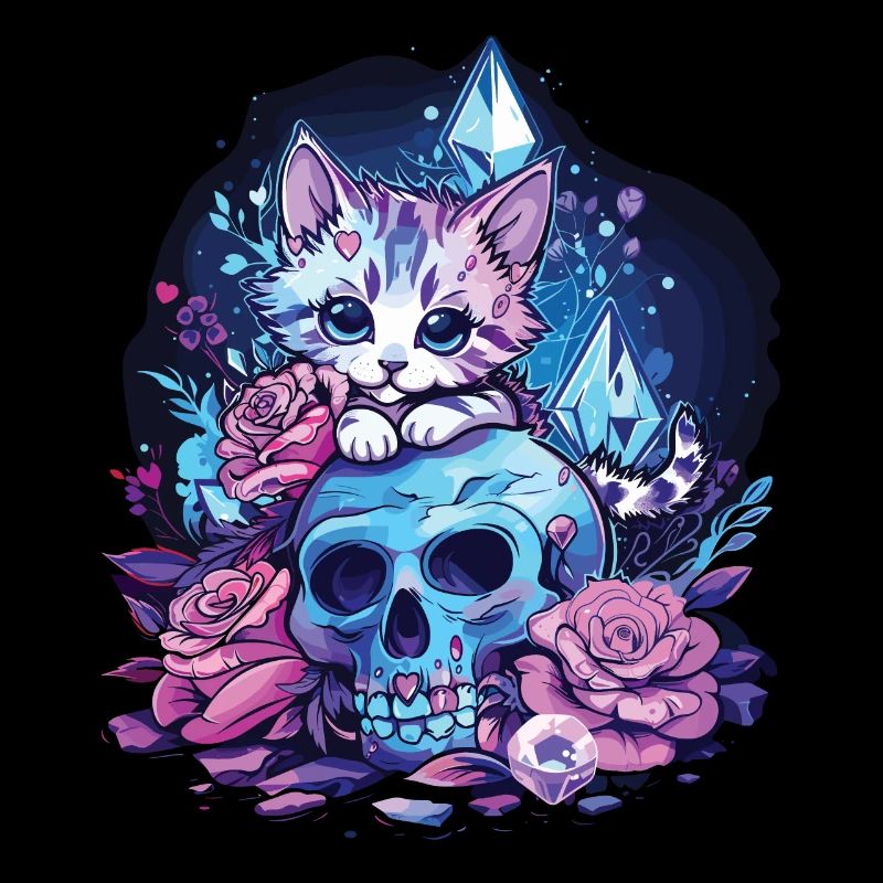 Kawaii Chat Pastel Goth Mignon Anime