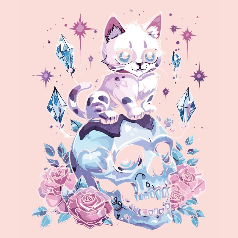 Kawaii Chat Pastel Goth Mignon Anime