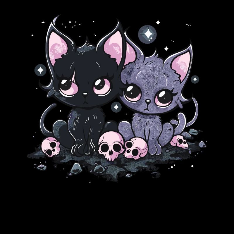 Kawaii Cat Pastel Goth Teuflisch
