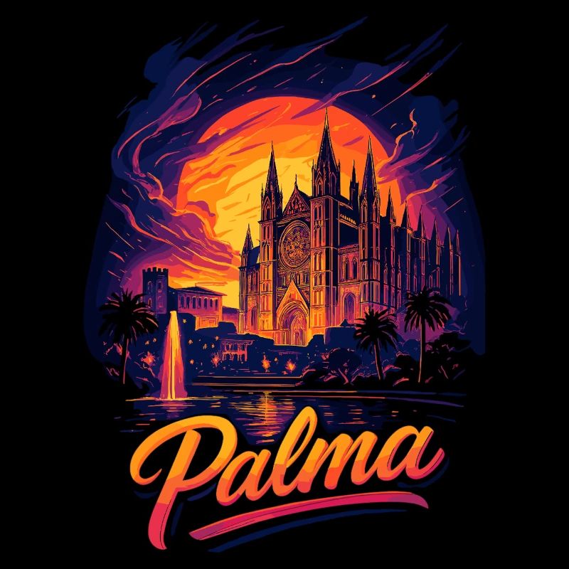 Palma Capital Mallorca Silhouette Gift