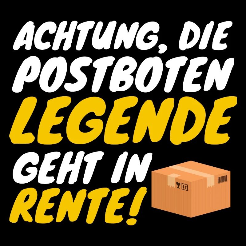 Postboten legende geht in Rente Geschenk