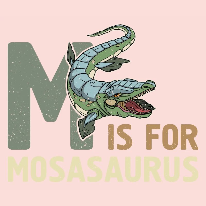 Reptilien Urzeit Mosasaurus Spruch Geschenk