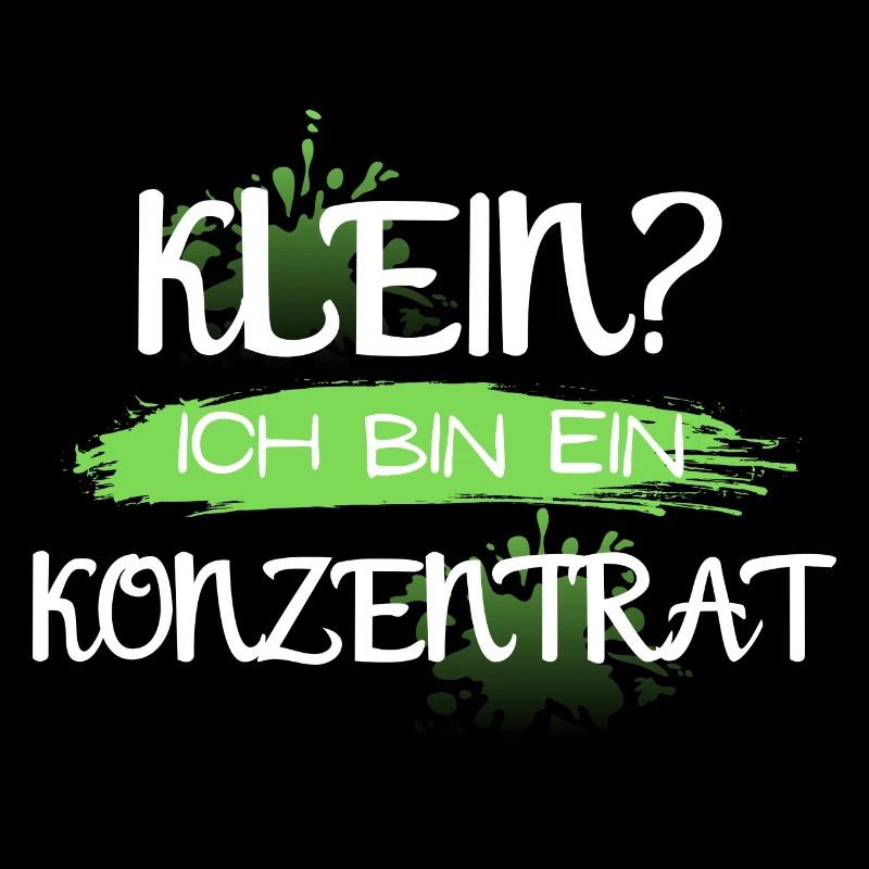 nicht klein bin konzentrat geschenk idee spruch